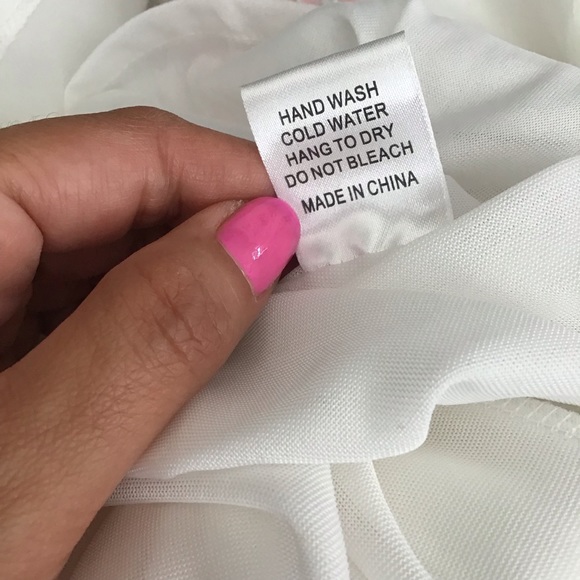 Rehab White and Coral Sequins Summer Dress size S - Picture 5 of 8